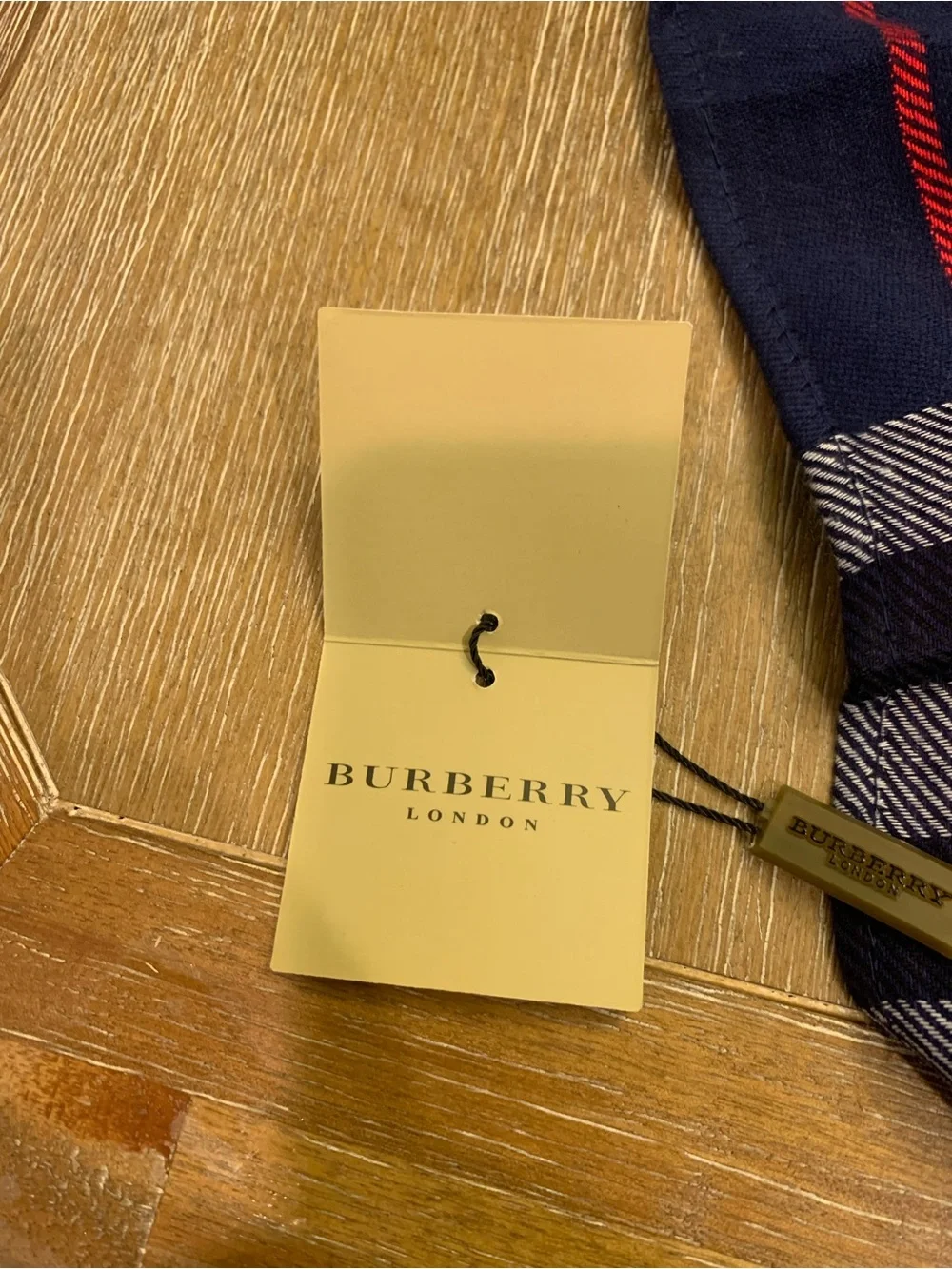 NWT Burberry plaid scarf